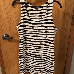 twenty one black and white dress